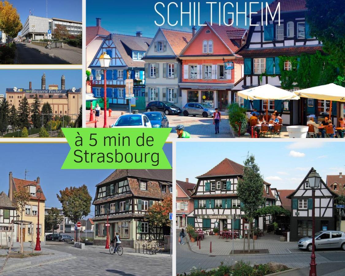 Апартаменти Vieux Schilik / Parking / Tram / Parlement / Proche Strasbourg Centre Шильтігайм Екстер'єр фото